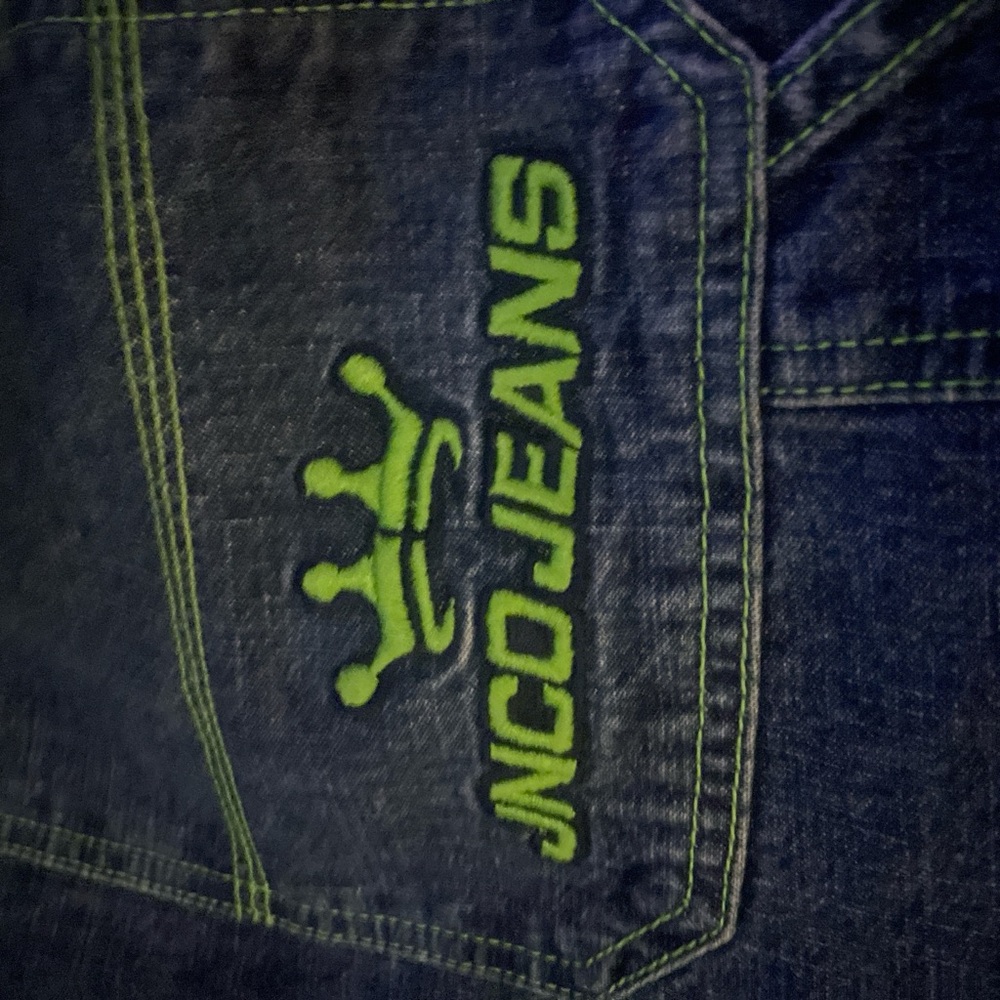 Jnco Jory’s green stitching